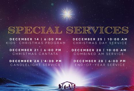 Special Christmastime Services