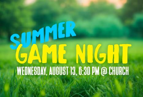 Summer Game Night
